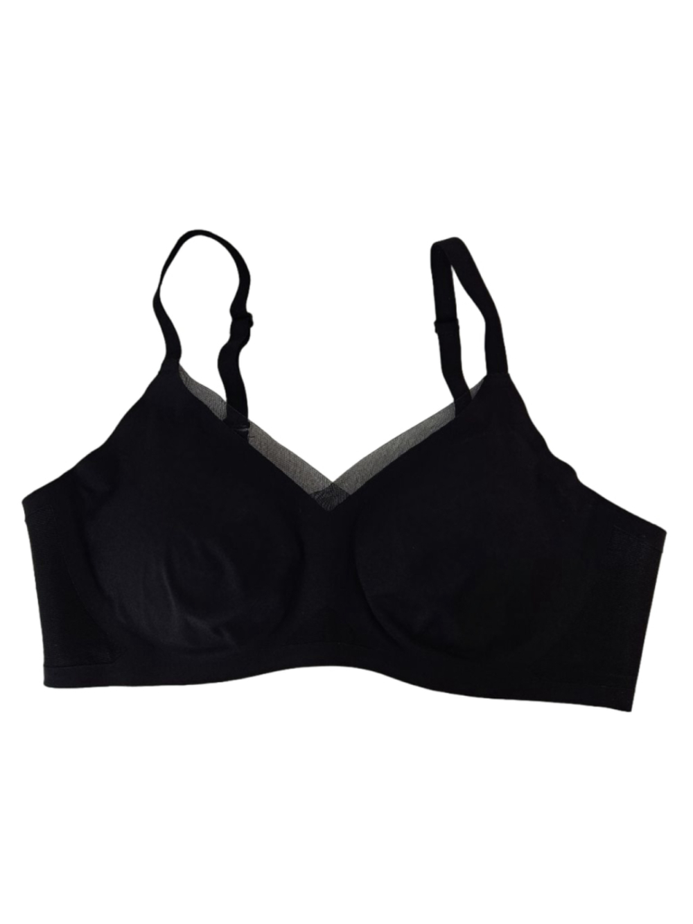 HONEYLOVE CrossOver Wireless Bra XL Black - Picture 3 of 9